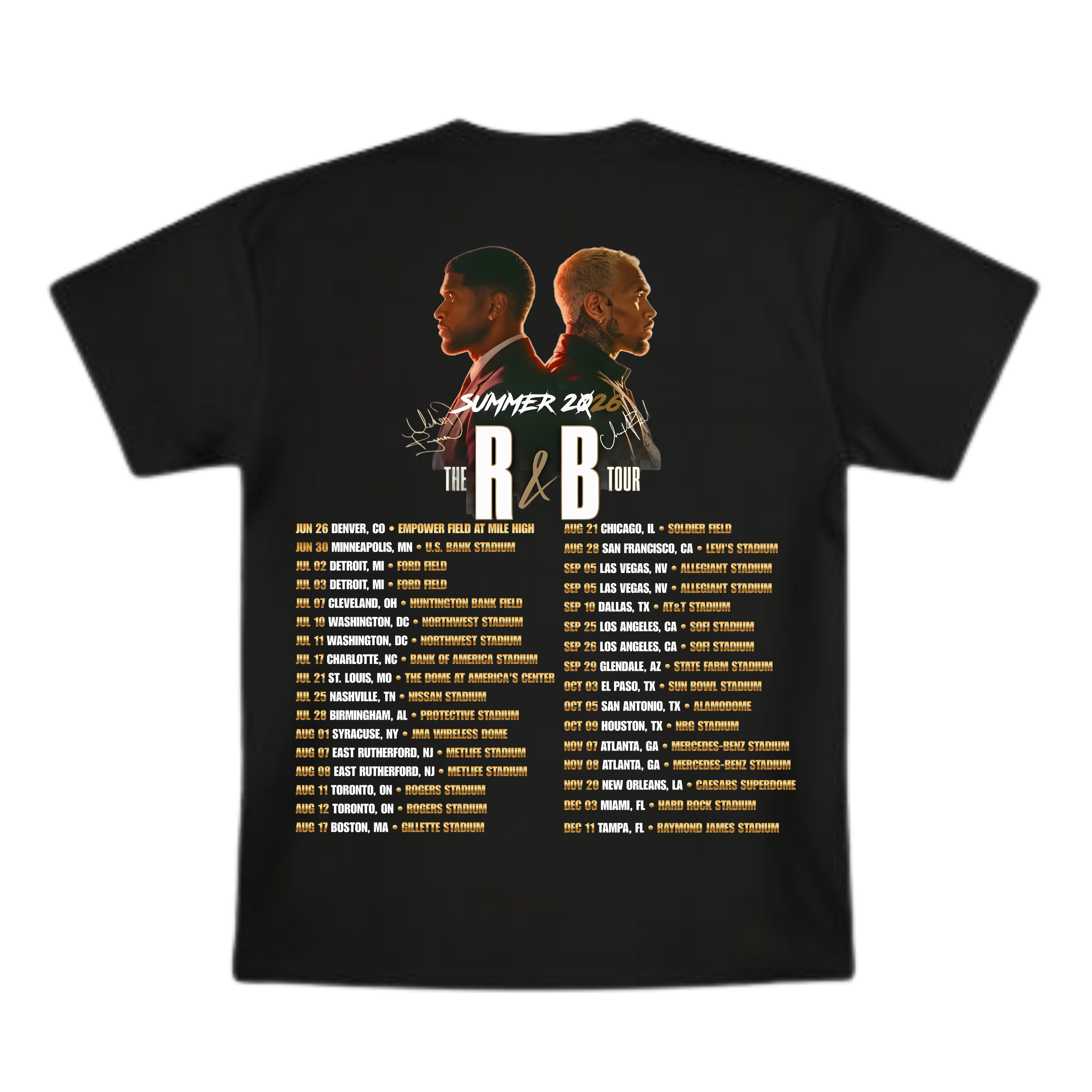 R&B Tour Graphic T-Shirt